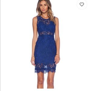 NBD Showstopper Blue Dress size Small